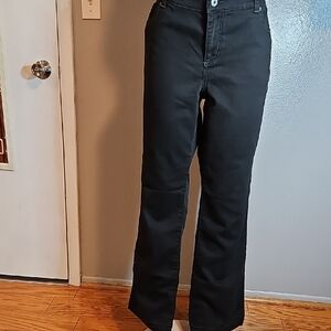Chico's Classic Black Wide Leg Jeans